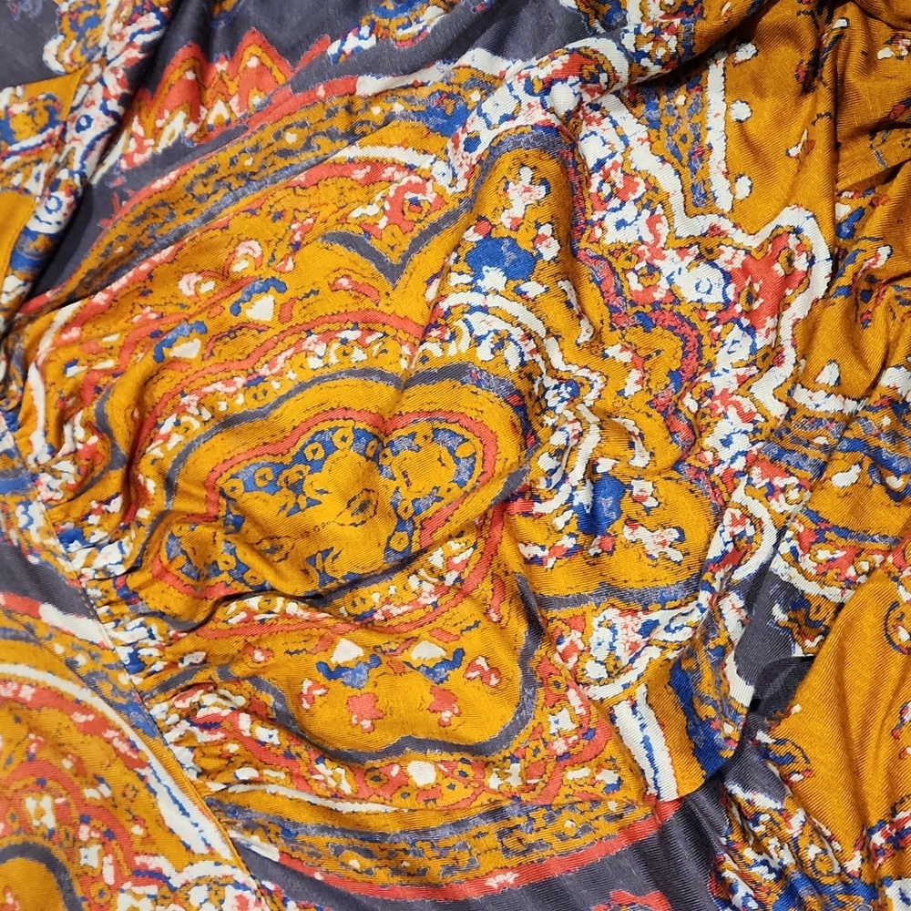 ❤️ FREE PEOPLE FIONA BELL SLEEVE SURPLICE TOP, MEDIUM - Picture 14 of 15